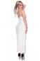 Preview: Langes Kleid CR4379 weiß Größe: M